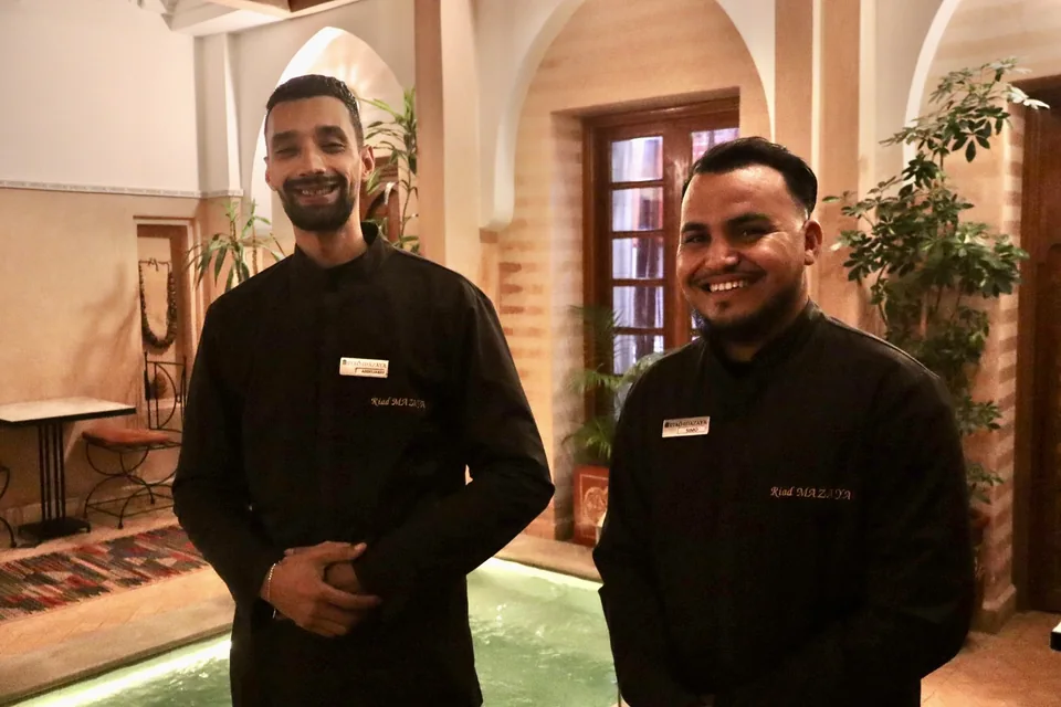 L’équipe du Riad Mazaya à Marrakech